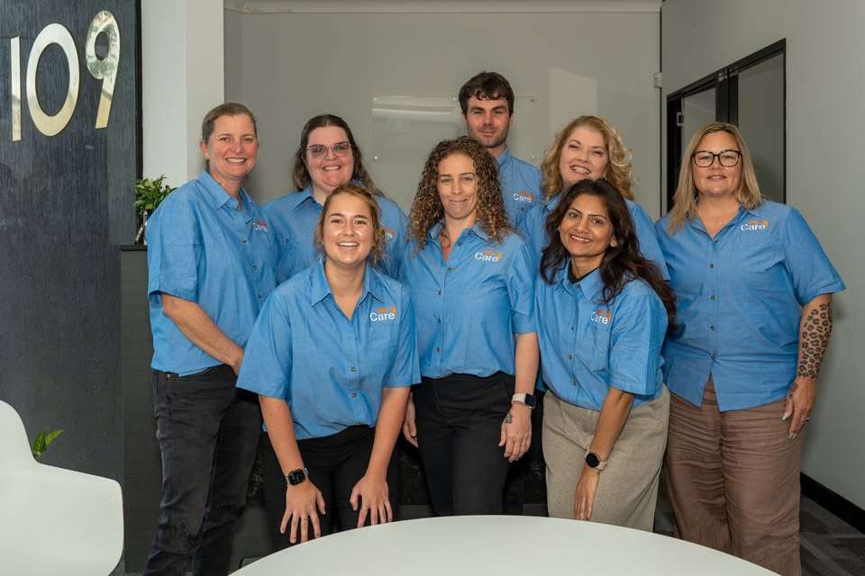 MMT Care team group photo in the office
