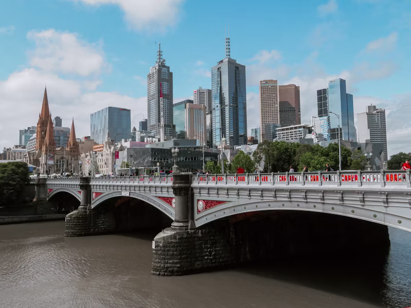 Melbourne city skyline