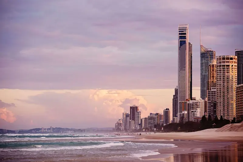 Gold Coast skyline and coastline
